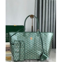 Pretty Style Goyard Glittering Saint Louis Tote Bag PM 020144 Pearly Green 2024