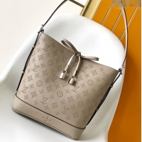 Promotional Louis Vuitton Flore Bucket bag in Perforated Mahina Calfskin M12140 Grey 2024