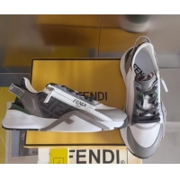 Low Price Fendi Flow Sneakers F820KL Grey 101502