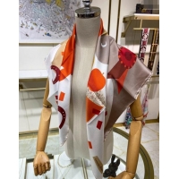 Discount Hermes Just Married Silk Sqaure Scarf 90x90cm 0130 White 2024