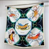 Grade Discount Hermes Springs Remix Sqaure Scarf 90x90cm 3165 Green 2024