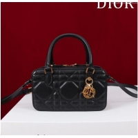 Buy Cheap Dior 30 Montaigne Doctor Top Handle Bag in Macrocannage Calfskin 3302 Black 2024