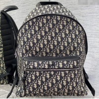 Top Design Dior Rider Backpack in Dior Oblique Jacquard 9037 Beige/Black 2024