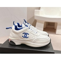 Cheap Price Chanel Quilted Calfskin Sneakers White 1016104