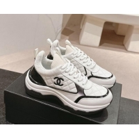 Big Discount Chanel Quilted Calfskin Sneakers White 1016106