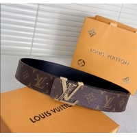 Best Design Louis Vuitton Mens Belt 4cm with LV Buckle 0510 Classic Monogram 2024