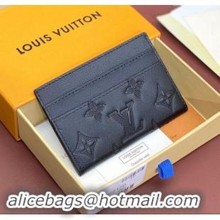 Promotional Louis Vuitton Double Card Holder M81415 Black