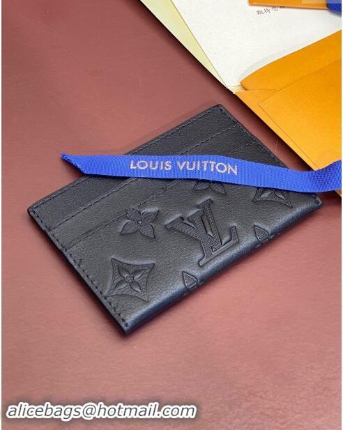 Promotional Louis Vuitton Double Card Holder M81415 Black