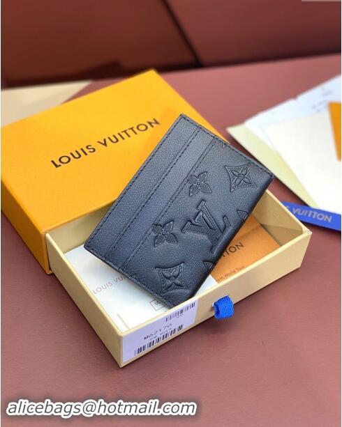 Promotional Louis Vuitton Double Card Holder M81415 Black