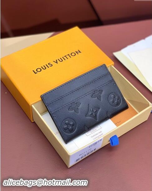 Promotional Louis Vuitton Double Card Holder M81415 Black