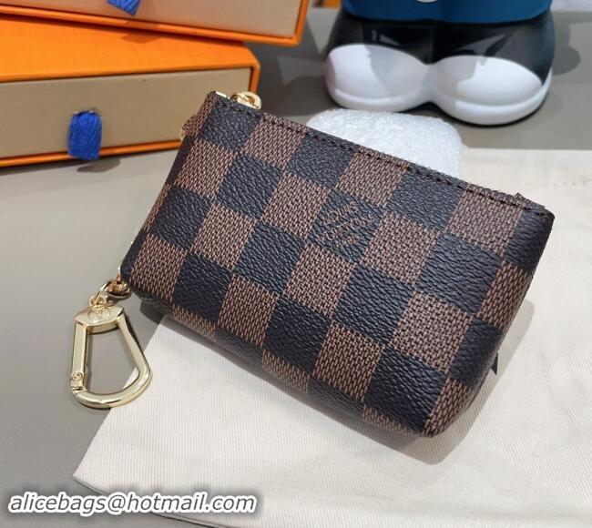 Super Quality Louis Vuitton Damier Ebene Key Pouch 1129 2024