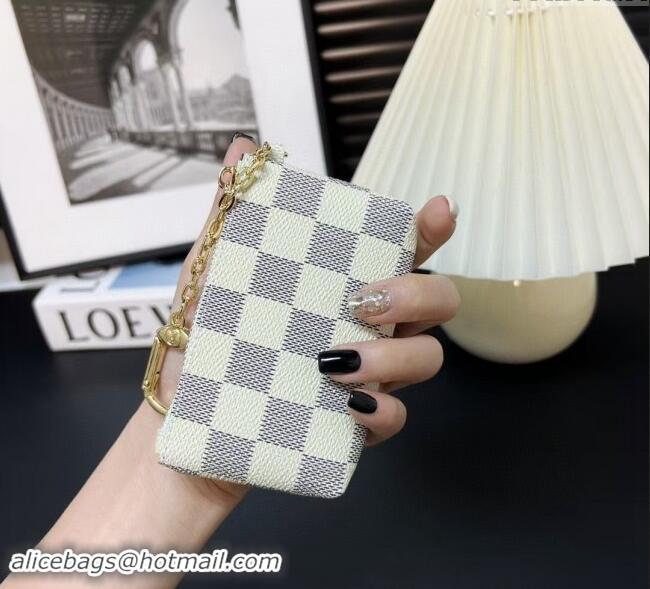  Free Shipping Louis Vuitton Damier Azur Key Pouch 1129 2024