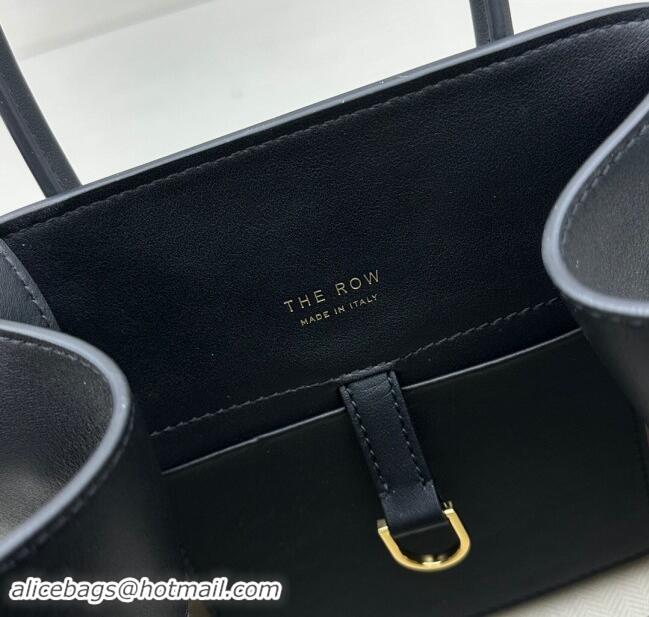 Discount Design The Row Soft Margaux 10 Bag in Leather T1831 Black 2023