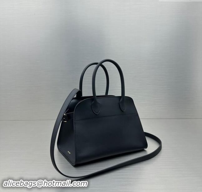 Discount Design The Row Soft Margaux 10 Bag in Leather T1831 Black 2023