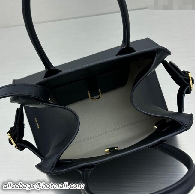 Discount Design The Row Soft Margaux 10 Bag in Leather T1831 Black 2023