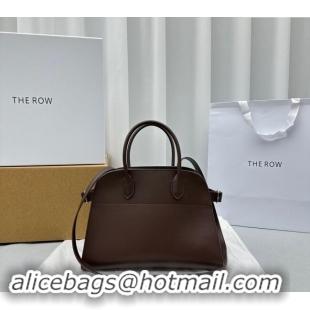 Traditional Specials The Row Margaux 12 Tote Bag in Smooth Leather 1833 Chocolate 2024