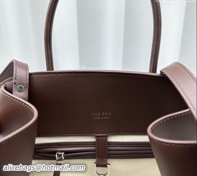 Traditional Specials The Row Margaux 12 Tote Bag in Smooth Leather 1833 Chocolate 2024