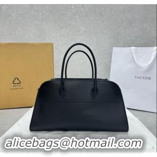 Market Sells The Row EW Margauxdf Tote Bag in Smooth Leather 1828 Black 2024