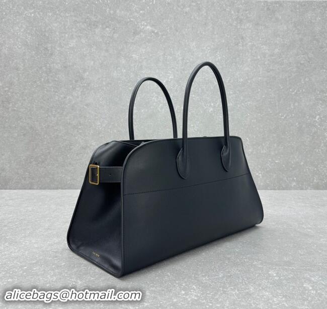 Market Sells The Row EW Margauxdf Tote Bag in Smooth Leather 1828 Black 2024