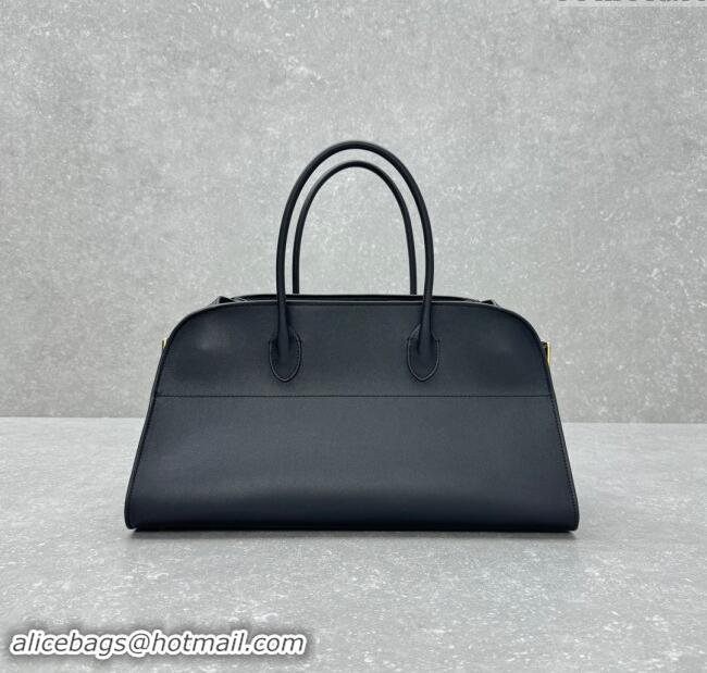 Market Sells The Row EW Margauxdf Tote Bag in Smooth Leather 1828 Black 2024