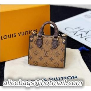 New Design Louis Vuitton Micro Bag On The Go Charm Monogram Reverse M02133 2024