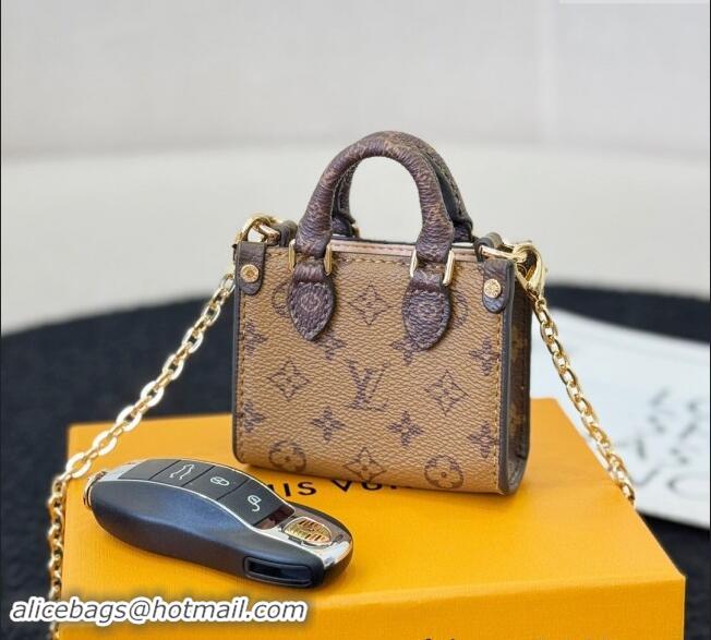 New Design Louis Vuitton Micro Bag On The Go Charm Monogram Reverse M02133 2024