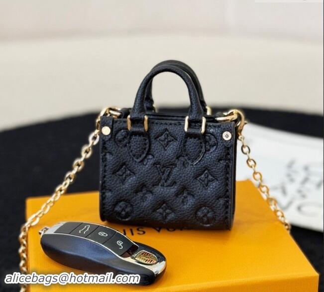 Well Crafted Louis Vuitton Micro Bag On The Go Charm M02133 Black 2024