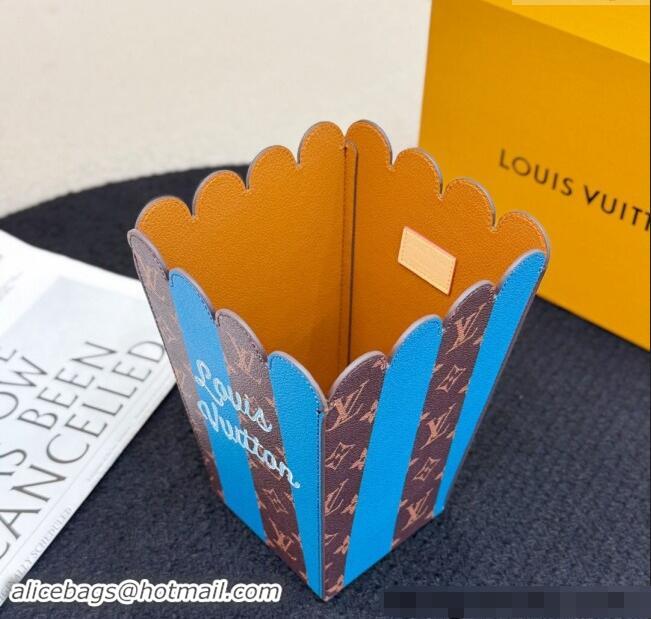 Reasonable Price Louis Vuitton LV Flower Popcorn Basket 1202 Blue 2024