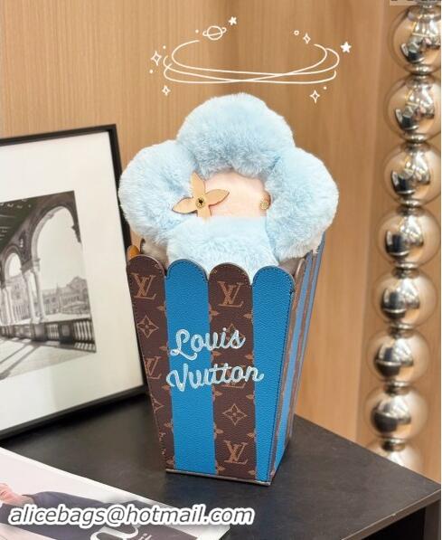 Reasonable Price Louis Vuitton LV Flower Popcorn Basket 1202 Blue 2024