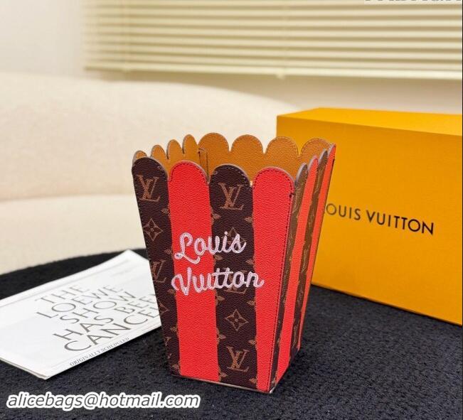 Good Looking Louis Vuitton LV Flower Popcorn Basket 1202 Red 2024