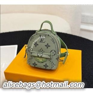 Famous Brand Louis Vuitton Micro Backpack Bag Charm 1202 Green 2024