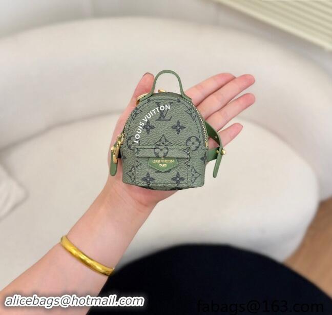 Famous Brand Louis Vuitton Micro Backpack Bag Charm 1202 Green 2024