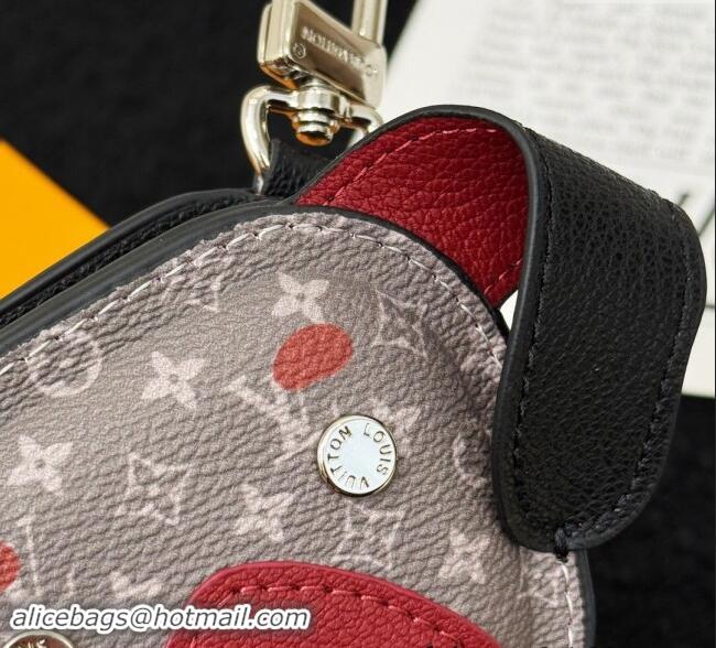 Super Quality Louis Vuitton LV Dog Bag Charm Monogram M02273 Grey 2024