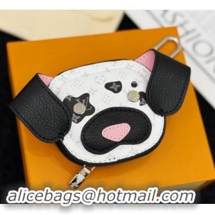 Luxury Discount Louis Vuitton LV Dog Bag Charm M02273 White 2024