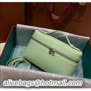 Buy Discount Loro Piana Extra Pocket Pouch L19 in Calfskin L9011 Light Green 2023