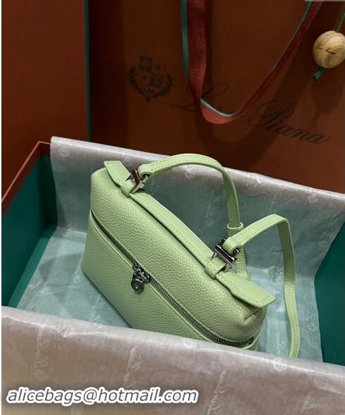 Buy Discount Loro Piana Extra Pocket Pouch L19 in Calfskin L9011 Light Green 2023