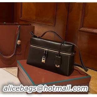 Reasonable Price Loro Piana Extra Bag in Smooth Leather 1010 Dark Brown 2023