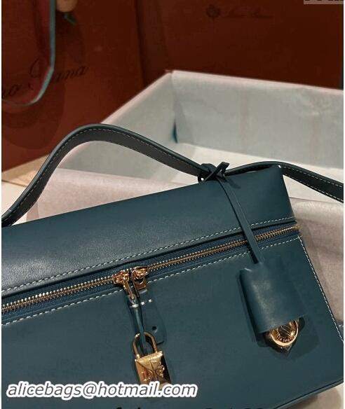 Super Quality Loro Piana Extra Bag in Smooth Leather 1010 Teal Green 2023