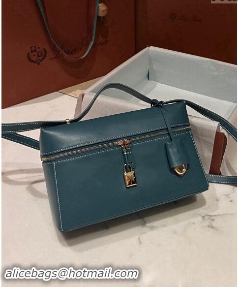 Super Quality Loro Piana Extra Bag in Smooth Leather 1010 Teal Green 2023