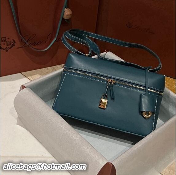 Super Quality Loro Piana Extra Bag in Smooth Leather 1010 Teal Green 2023