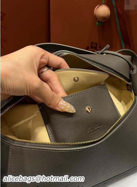 Best Quality Loro Piana Extra Bag L27 in Palm-Grained Leather 6003 Olive Green 2023