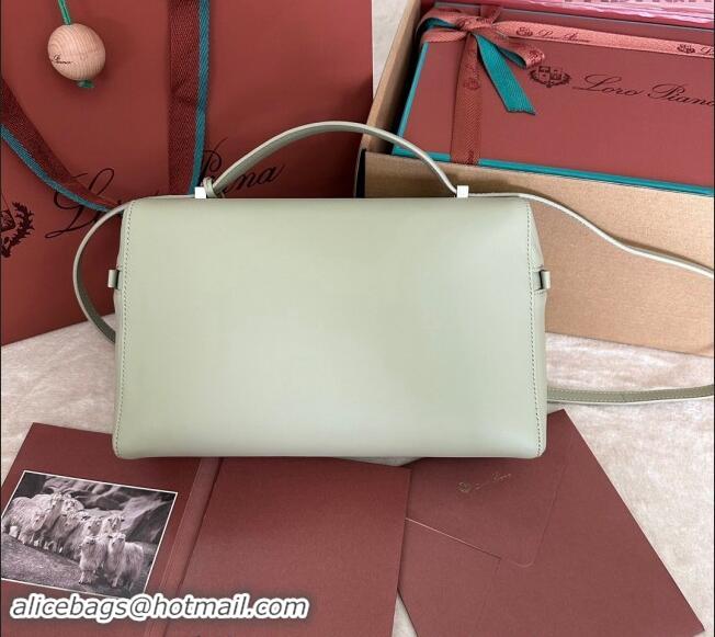 Buy Inexpensive Loro Piana Extra Pocket Pouch L27 in Smooth Calfskin 7130 Light Mustard Green 2024