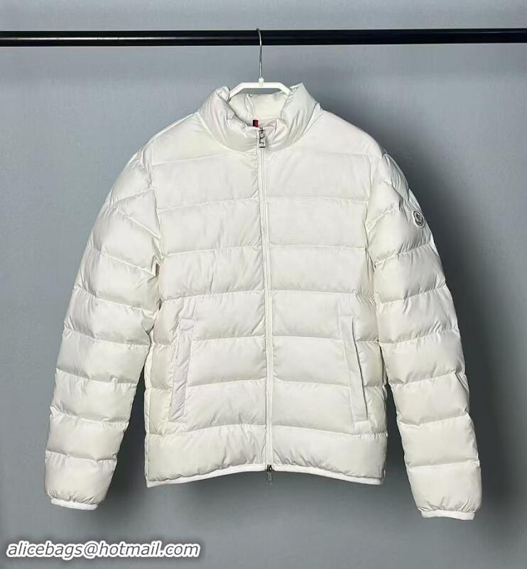 Top Grade Moncler Baudinet Short Down Jacket M8794 White 2014