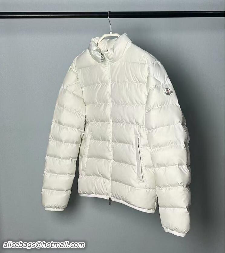 Top Grade Moncler Baudinet Short Down Jacket M8794 White 2014