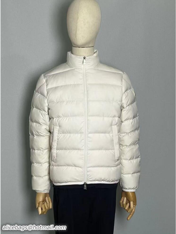 Top Grade Moncler Baudinet Short Down Jacket M8794 White 2014