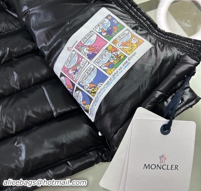 Super Quality Moncler Hooded Down Jacket for Kids M2404 Black 2024