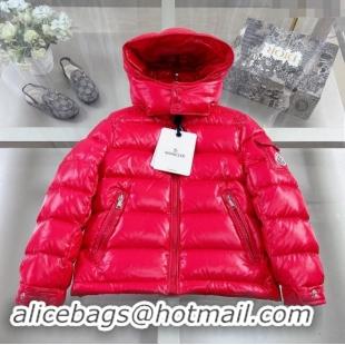 ​Well Crafted Moncler Hooded Down Jacket for Kids M2404 Red 2024