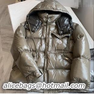 Top Quality Moncler Down Jacket for Women and Men M112907 Grey 2024