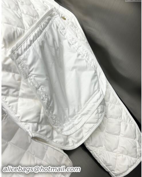 ​Unique Grade Moncler Down Jacket with Belt M112914 White 2024