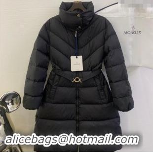 Big Discount Moncler Down Jacket with Belt M112916 Black 2024